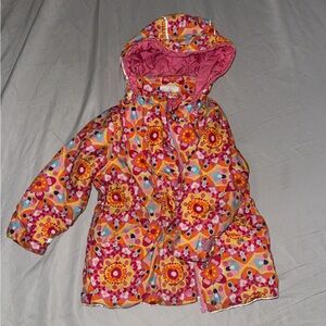 Hanna Andersson Vibrant Floral Raincoat